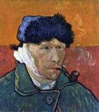 Ван Гог, Винсент Виллем. Автопортрет с отрезанным ухом.