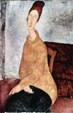 Амадео Модильяни. Портрет Жанны Эбутерн в желтом пуловере. 1918. 100 x 65 см. Холст, масло