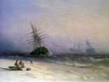 Айвазовский, Иван Константинович. Неаполитанский залив в туманное утро. 1874
