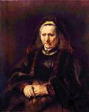 ембрандт, Харменс ван Рейн. Портрет сидящей пожилой женщины.