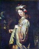 Рембрандт, Харменс ван Рейн. Флора (портрет Саскии в виде Флоры)