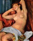 Ренуар, Пьер-Огюст. Спящая купальщица. 1897. 81 x 65 см. Холст, масло