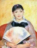Ренуар, Пьер-Огюст. Женщина с веером. 1880. 65 x 50 см. Холст, масло