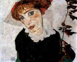 Эгон Шиле.Портрет Уолли. 1912. 32,7 x 39,8 см. Дерево, масло
